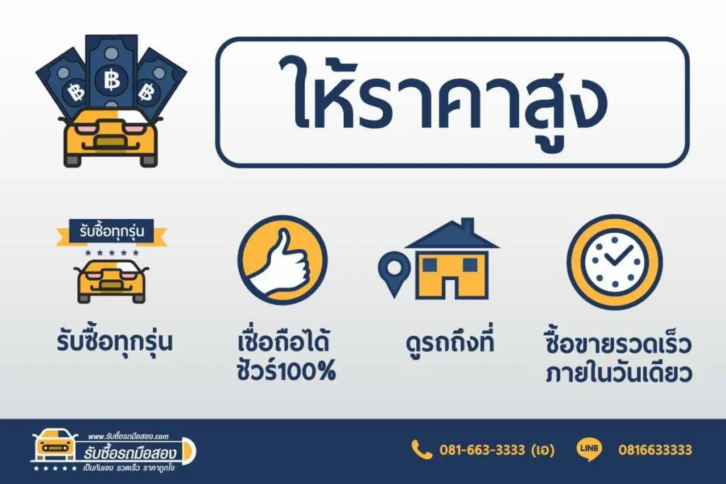 รับซื้อรถมือสอง